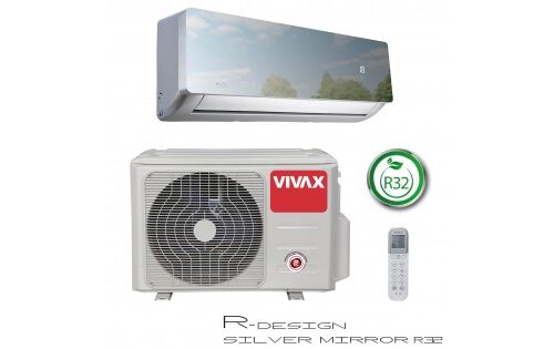 Klima uređaj Vivax R+ Design ACP-18CH50AERI+, 5.2kW, 3D Inverter, Ionizator, Wi-Fi ready - Silver mirror