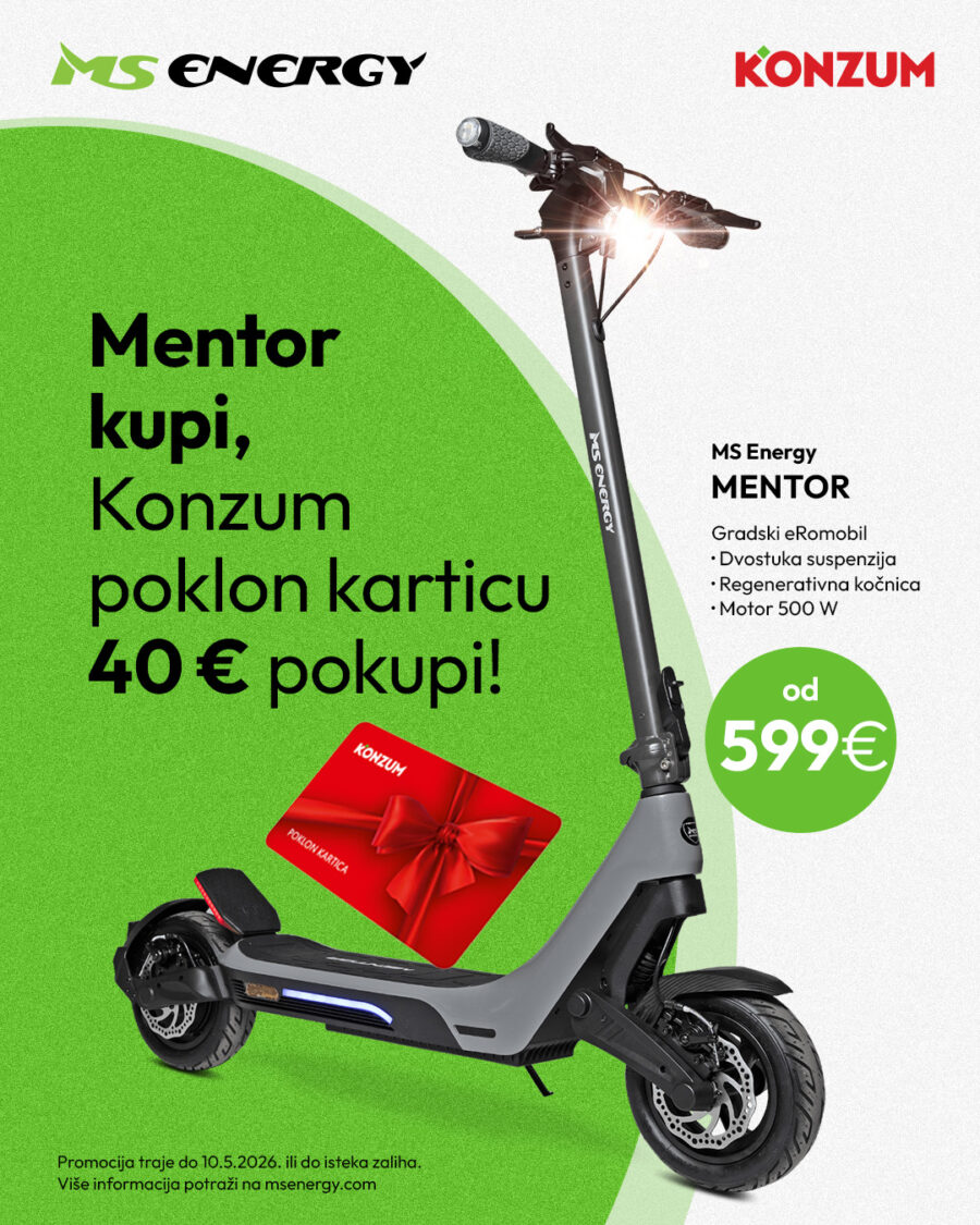 MS Energy MENTOR Gray električni romobil