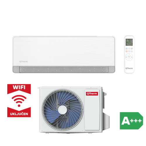 Klima uređaj QTherm Magic Free Inverter 3.5 kW - TAC-12MVO/TAC-12MVW R32 WiFi