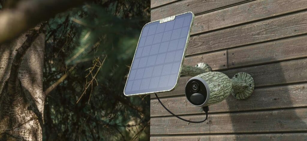 a solar panel attached to a wall
