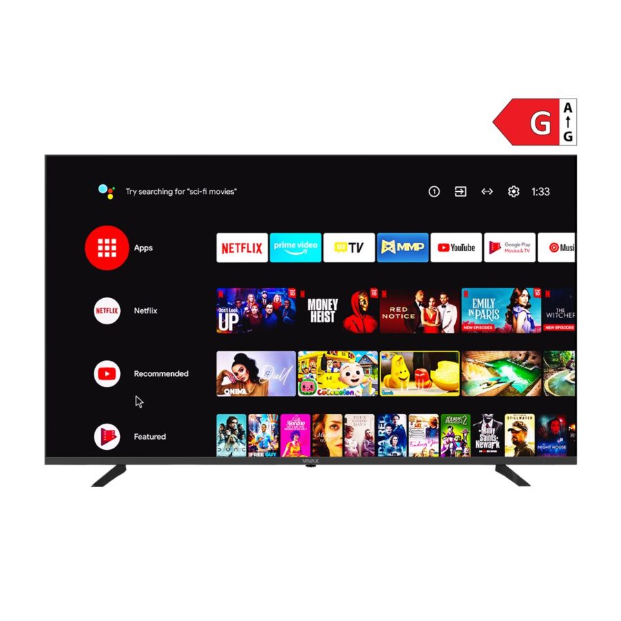 Vivax A series 58'' + DAB radio gratis