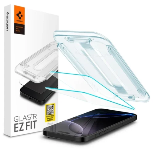 Zaštitno staklo SPIGEN s okvirom za montažu za Apple iPhone 16 Pro Max
