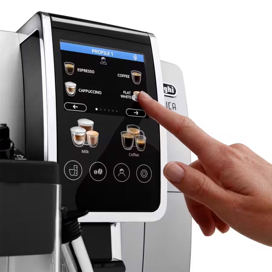 Aparat za kavu DeLonghi Dinamica Plus ECAM380.85.SB 15bara automatski display srebni