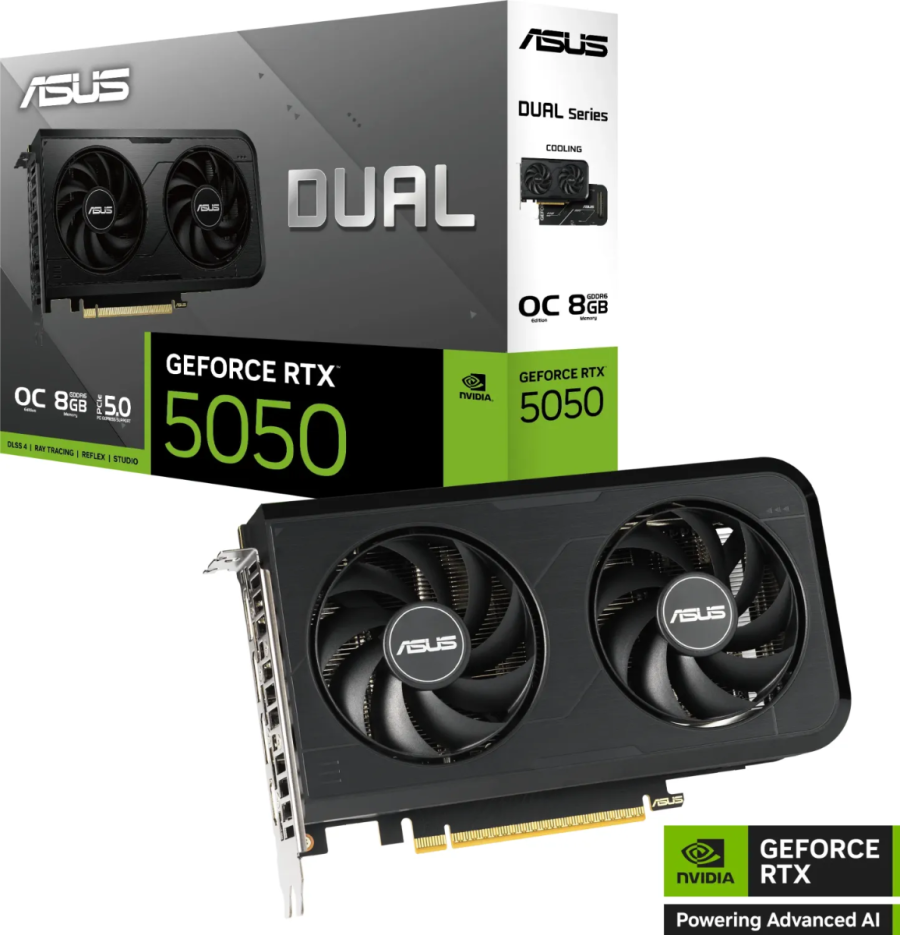 ASUS Dual GeForce RTX 5050 OC grafička kartica