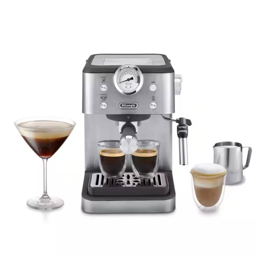 DeLonghi aparat za kavu Classic EM450.M Linea, 15 bara, metal
