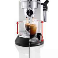 DeLonghi aparat za kavu Dedica EC685.W 15bara espresso-pump bijeli