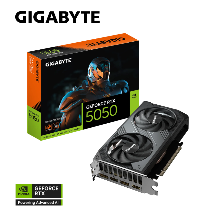 GIGABYTE GeForce RTX 5050 Windforce OC 8G grafička kartica