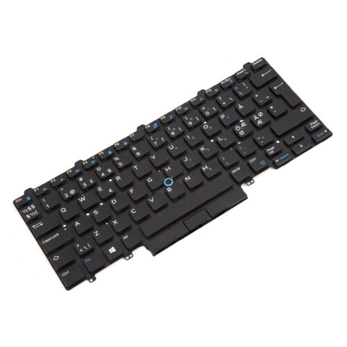 Keyboard Dell Latitude E5450/E5470/5480/5490/5491/E7450/E7470/7480/7490;backlit, trackpoint, big enter, P/N 7TNDW