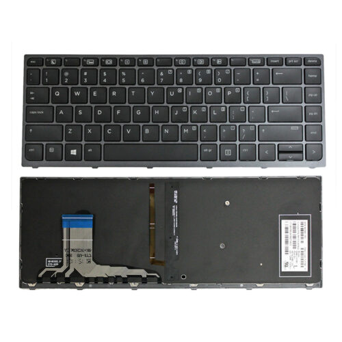 Keyboard HP Zbook Studio G3/G4;backlit, small enter, P/N 841681-001