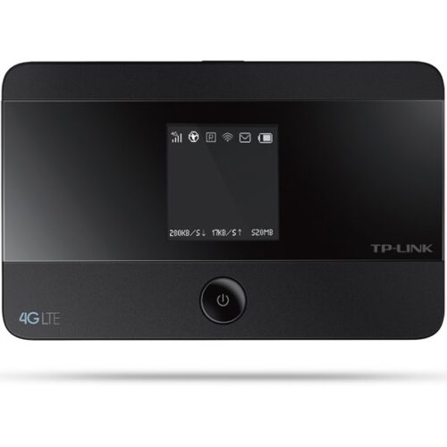 TP-Link 4G LTE Advanced Mobile WiFi, Internal 4G Modem, SIM card slot, 1.4 inch TFT screen display, 2550mAH rechargeable battery, micro SD card slot, LTE-FDD/DC-HSPA+/GSM, 300Mbps 2.4GHz/5GHz selectable Dual Band WiFi
