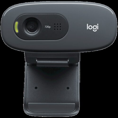LOGITECH C270 HD Webcam - BLACK - USB