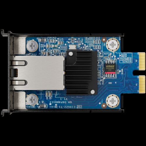 Synology E10G22-T1-MINI 10GbE RJ-45 network upgrade module for compact Synology servers, 10/5/2.5/1 Gbps Multi-Gig support, PCIe 3.0 x2, for models DP340, DS1525+, DS923+, DS723+, RS422+, DS1522+