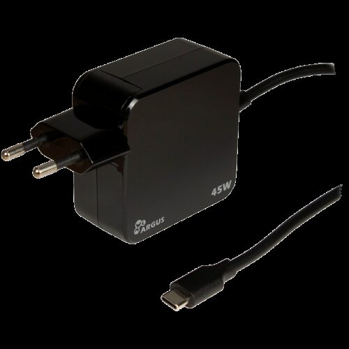Inter-Tech Power Adapter, Type C, 45W (5V, 9V, 12V, 15V, 20V)