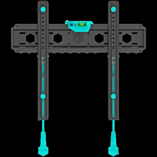 ONKRON Fixed TV Wall Mount for 32 to 65-inch Flat Panel TVs Digital Panels 56,8 kg, Black
