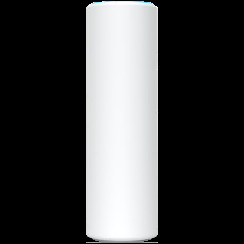 UBIQUITI U6 Mesh, WiFi 6, 6 spatial streams, 140 m² (1,500 ft²) coverage, 300+ connected devices, Powered using PoE, GbE uplink, Versatile tabletop, wall, and pole mounting, Weatherproof (outdoor exposed).