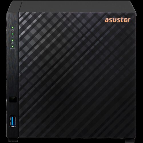ASUSTOR NAS AS1104T Drivestor4 4x 3.5'' - 1x 2.5Gbe Realtek QuadCore RTD1296 1.4GHz 1GB single PSU desktop