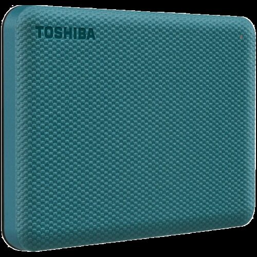 HDD Extern TOSHIBA CANVIO Advance 2TB, 2.5", USB 3.2 Gen1 (5Gbit/s), Backup and Security software, Textured Green, 149g