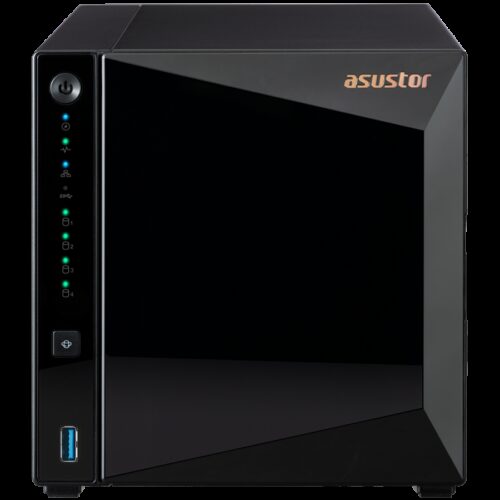 ASUSTOR NAS AS3304Tv2 Drivestor4 Pro Gen2 4x 3.5" - 1x 2.5Gbe Realtek QuadCore RTD1619B 1.7GHz 2GB single PSU desktop