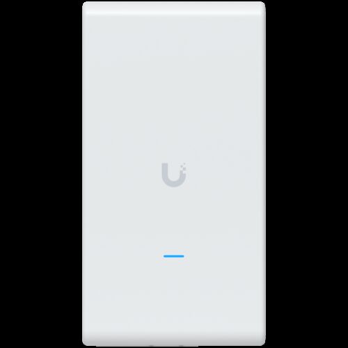 Ubiquiti U6-Mesh-Pro-EU Indoor/outdoor WiFi 6 AP with 4 spatial streams, an integrated super antenna, and a gigabit passthrough port