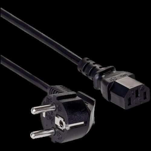 Power Cord Akyga AK-PC-01A IEC C13 CEE 7/7 230V/50Hz 1.5m