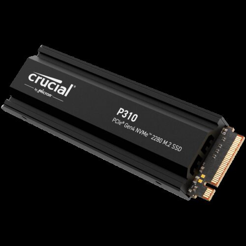 Crucial P310 2TB PCIe Gen4 2280 NVMe M.2 SSD with heatsink