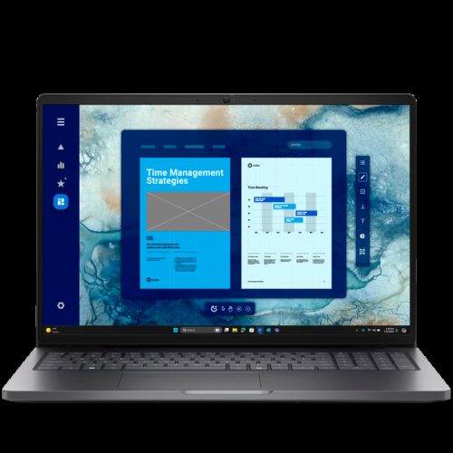 Dell Pro 16 (PC16255), 16" FHD+ (1920x1200), AMD Ryzen AI 5 PRO 340 (50 TOPS, 6C, up to 4.8GHz), 16GB (1x16GB) DDR5, M.2 512GB SSD, AMD Radeon 840M, WiFi, BT, HDMI, 2xTHB4 (DP/PD), 2xUSB3.2, RJ-45, FngPr, Backlit kb, Win11Pro, 3Y NBD