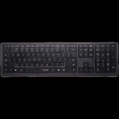 CLEVETURA CLVX 1 Touch-On-Keys AI Bežična Tipkovnica, ANSI US Windows raspored, Aluminijsko kućište, Interaktivni RGB, podrška za Windows/Linux/MacOS