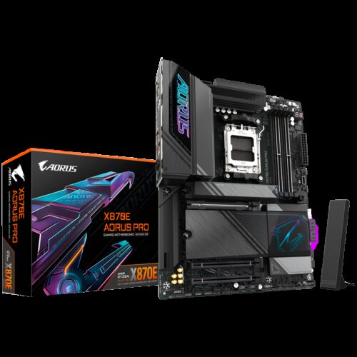 GIGABYTE X870E AORUS PRO, Socket AM5, 4x DDR5, ATX