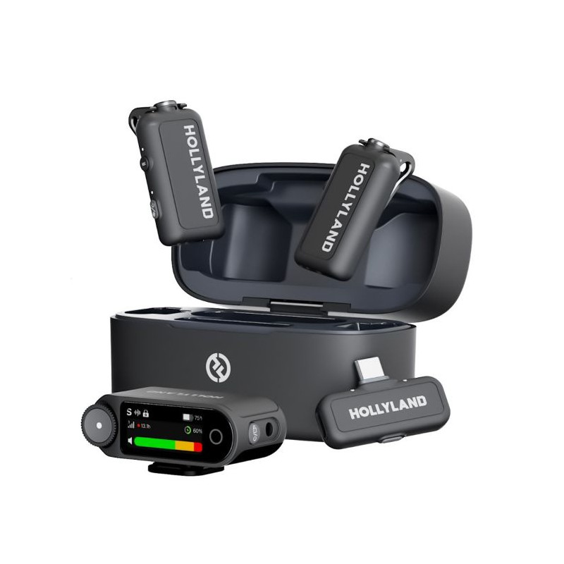 Hollyland Lark MAX 2 Ultimate Combo - bežični mikrofon sa OWS slušalicama