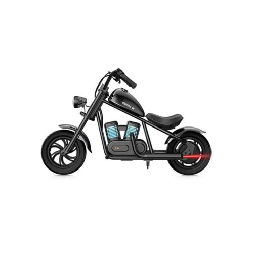 HYPER GOGO Cruiser 12 Plus električni motocikl za djecu - crni