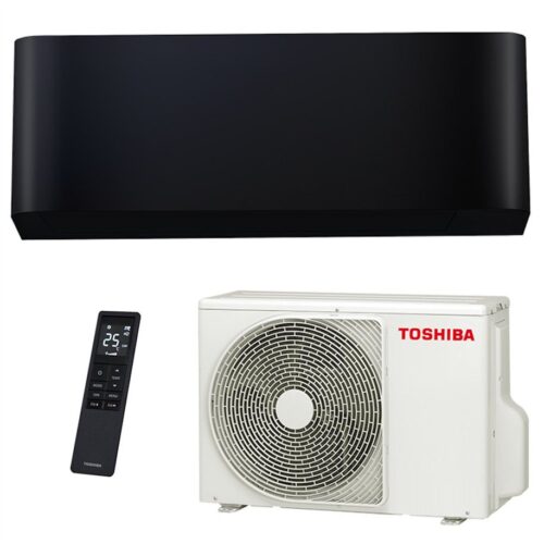Klima uređaj Toshiba SHORAI CURVE Black 2,5 kW RAS-B10P2KVSGB-E / RAS-10P2AVSG-E, Inverter, R32, WiFi