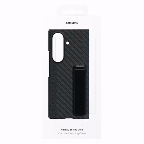 Carbon stojeća maskica za Samsung Galaxy Fold8 Ultra crna EF-XF976SBEGWW